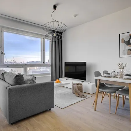 Modern And Stylish 1br With Balcony And View Lägenhet